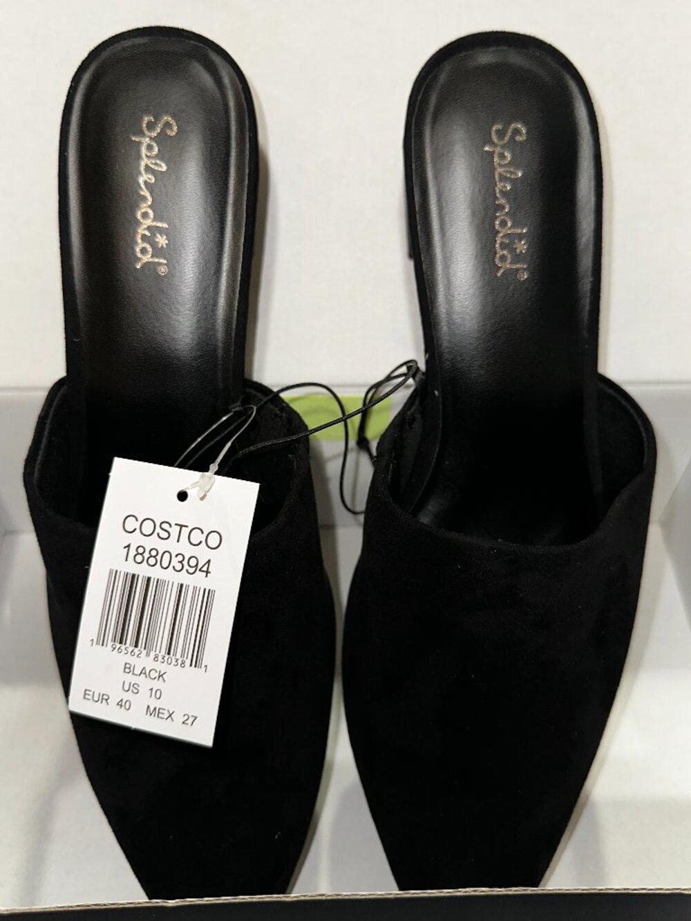 Splendid Women Black Mules in Suede